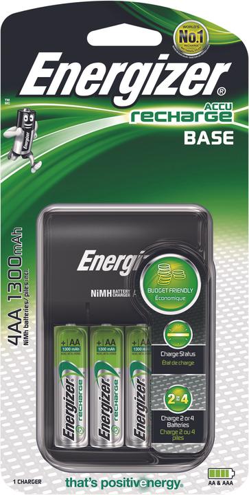 Immagine prodotto Energizer Base (1 pz., AA, AAA, 1300 mAh, Batteria + Caricabatterie)