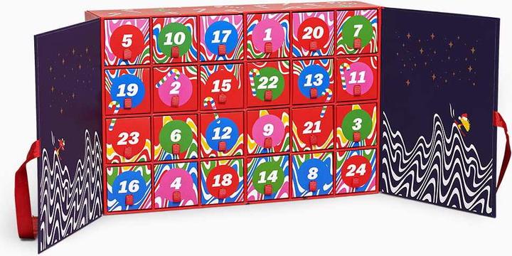 Actual product image Happy Socks 24 Days of Holiday Socks Advent Calendar (pack of 24, 41 - 46)