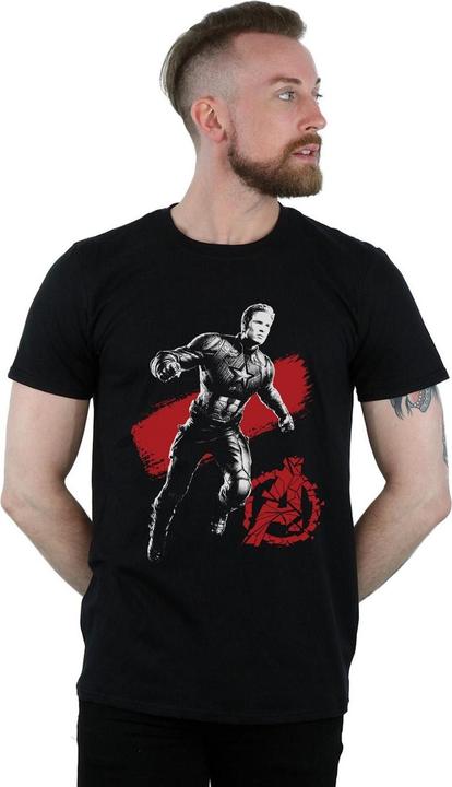 Produktbild Avengers Endgame Mono Captain America TShirt (XXL)