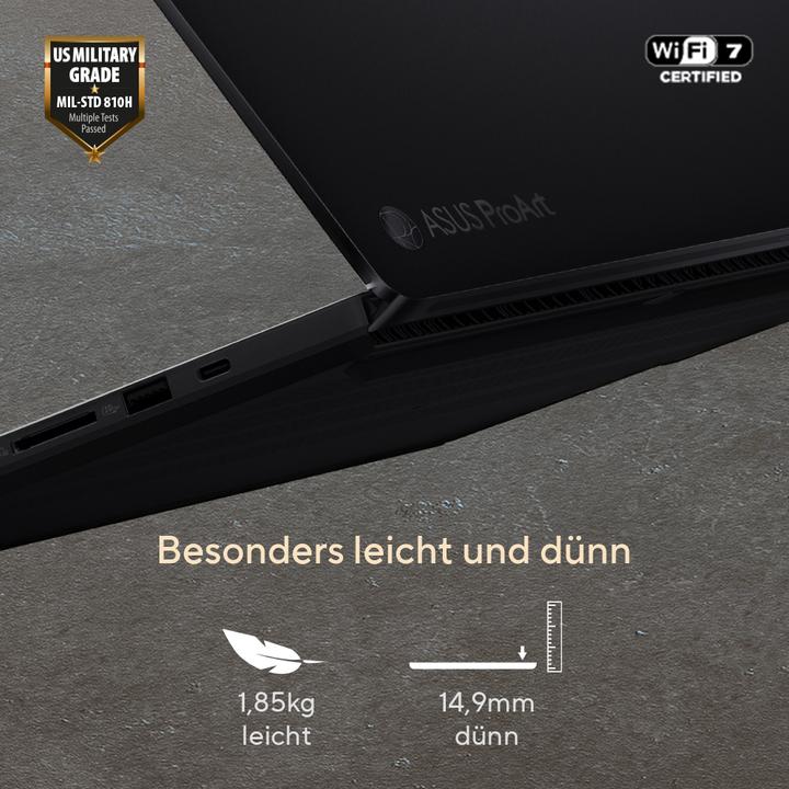 Actual product image ASUS ProArt P16 R9 HX 370 64 2 5090 H7606WX-SE008X W11P (16", AMD Ryzen AI 9 HX 370, 64 GB, 2000 GB, DE)