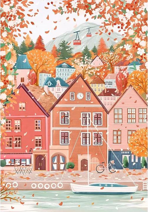 Immagine prodotto Pieces & Peace Bergen (1000 pezzi)