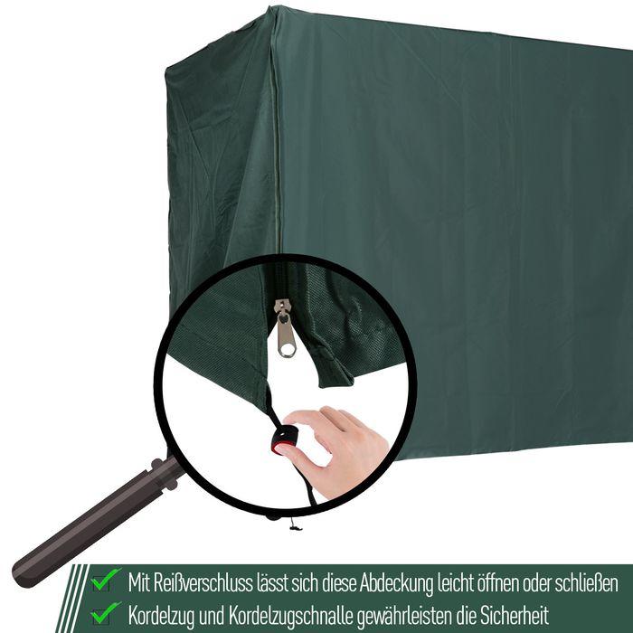 Immagine prodotto Swisshandel24 Copertura per altalena da giardino Verde impermeabile 205 x 124 x 164 cm