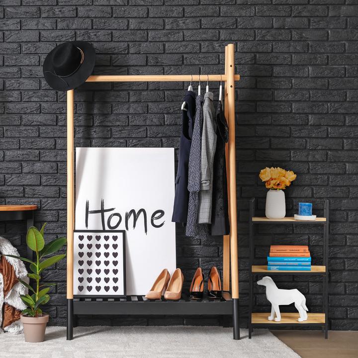 Productafbeelding Relaxdays Rechtopstaande plank (39 x 32,5 x 71 cm)