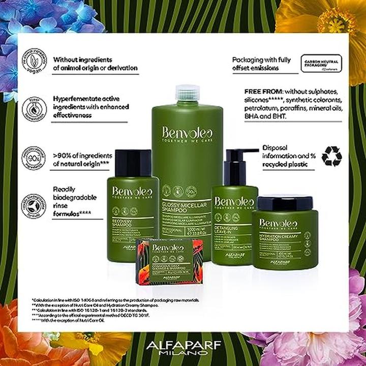 Produktbild Alfaparf Benvoleo Recovery Shampoo for Damaged Hair 33.8 FL. Oz. (1000 ml, Flüssiges Shampoo)