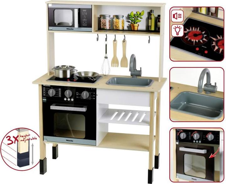 Produktbild Theo Klein Miele - Spielzeugküche, Holz (MDF), midi