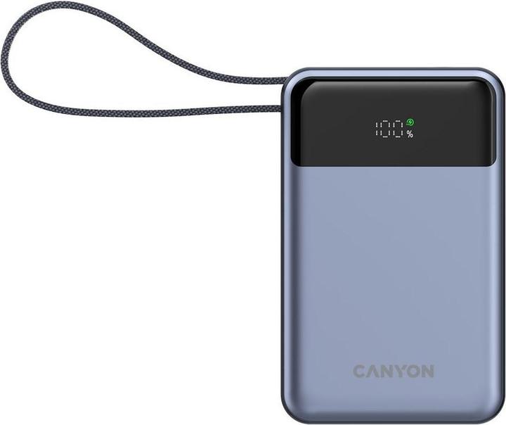 Produktbild Canyon OnPower 600 - Powerbank - 20.000 mAh - display - in USB-C - out USB-C - PD 65W/ USB-A - (20000 mAh, 65 W)