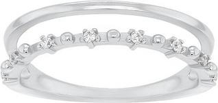Image du produit Brilio Silver - Charmante bague en argent avec zircons GR043W - Circuit : 50 mm (50)
