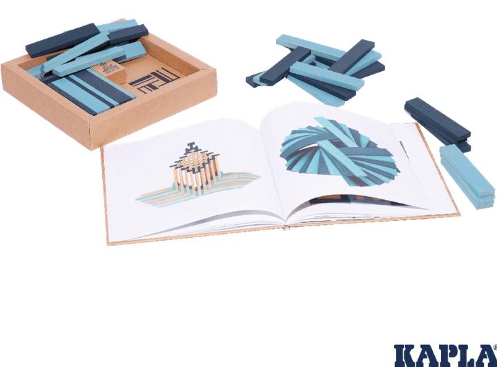 Produktbild Kapla Color blau-hellblau mit Buch