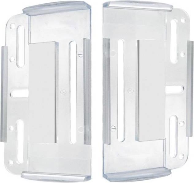 HP Autozubehör Simple-Fix number plate holder Transparent (L x W x H) 12 x 6.5 x 1 (Rear, Front)