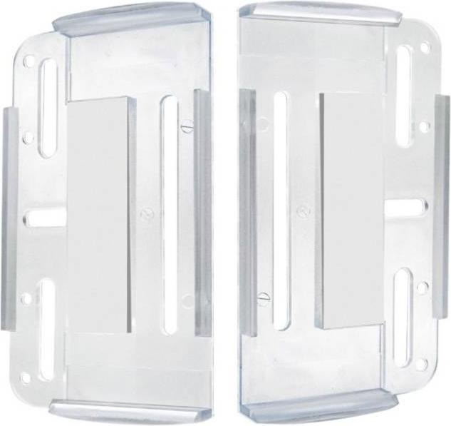 Actual product image HP Autozubehör Simple-Fix number plate holder Transparent (L x W x H) 12 x 6.5 x 1 (Rear, Front)