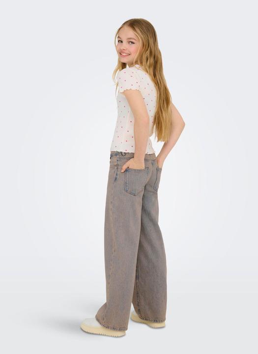 Actual product image Only KOGBAXTER Hohe Taille Weiter Beinschnitt Jeans Jeans mit weitem Bein (134)