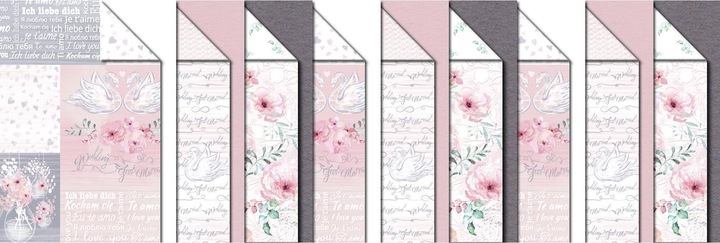 Produktbild Ursus Designpapier Bastelblock Hochzeit (18 x)