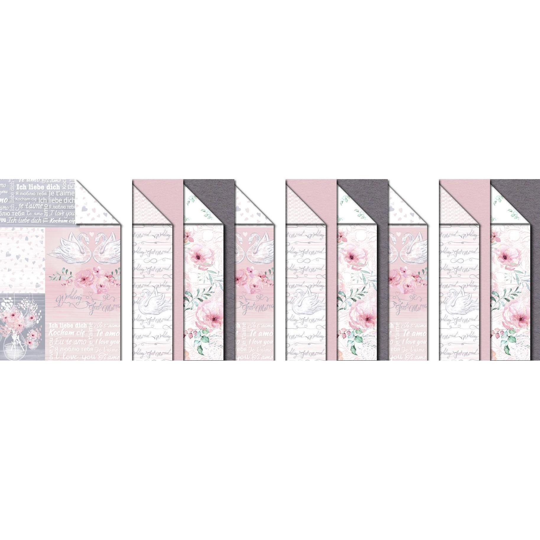 Thumbnail - Ursus, Bastelpapier, Designpapier Bastelblock Hochzeit (18 x)