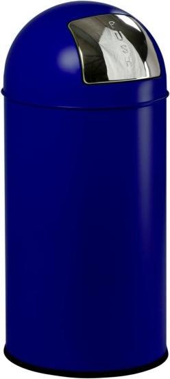 Produktbild kaiserkraft Push-Abfallsammler BULLET PUSH, Stahlblech (40 l)