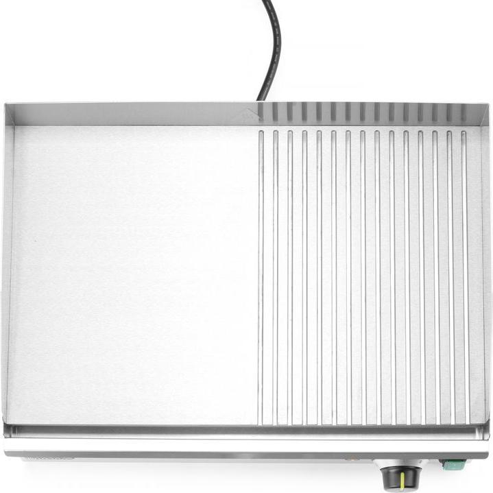 Produktbild Hendi Grillplatte halb gerillt Kitchen Line (2.40 kW)