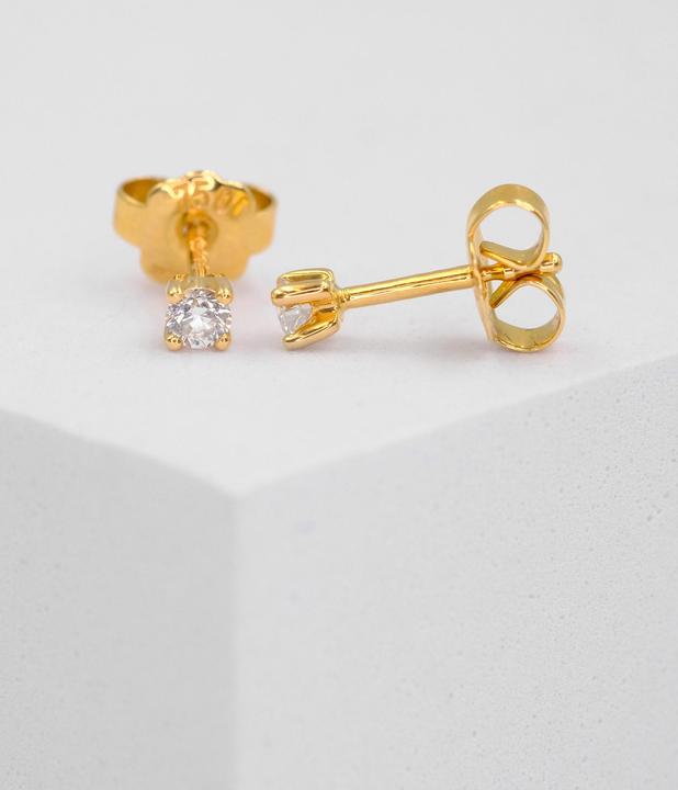 Image du produit Muau Boucles d'oreilles (750/18 K Or jaune)