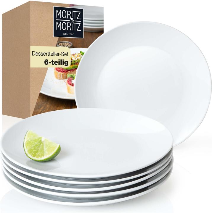 Moritz & Moritz BASIC Dessertteller Set 6 - teilig (6x, 20.50 cm)