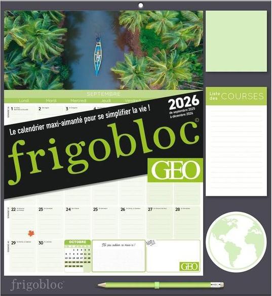 Produktbild Frigobloc 2026 geo (Französisch, Collectif, 2025)