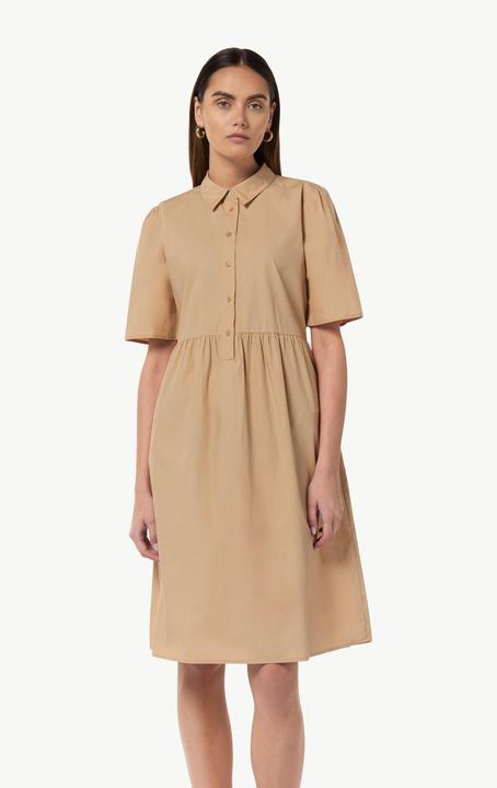 Image du produit Comma Kleid Baumwollkleid mit Hemdkragen (42)