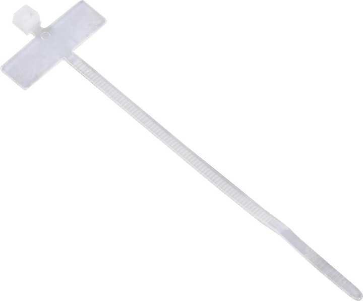 Produktbild Hama Kabelbinder mit Beschriftungsfeld, 98 mm, Natur, 25 Stück (Kunststoffkabelbinder, 100 mm, 25 Stk.)