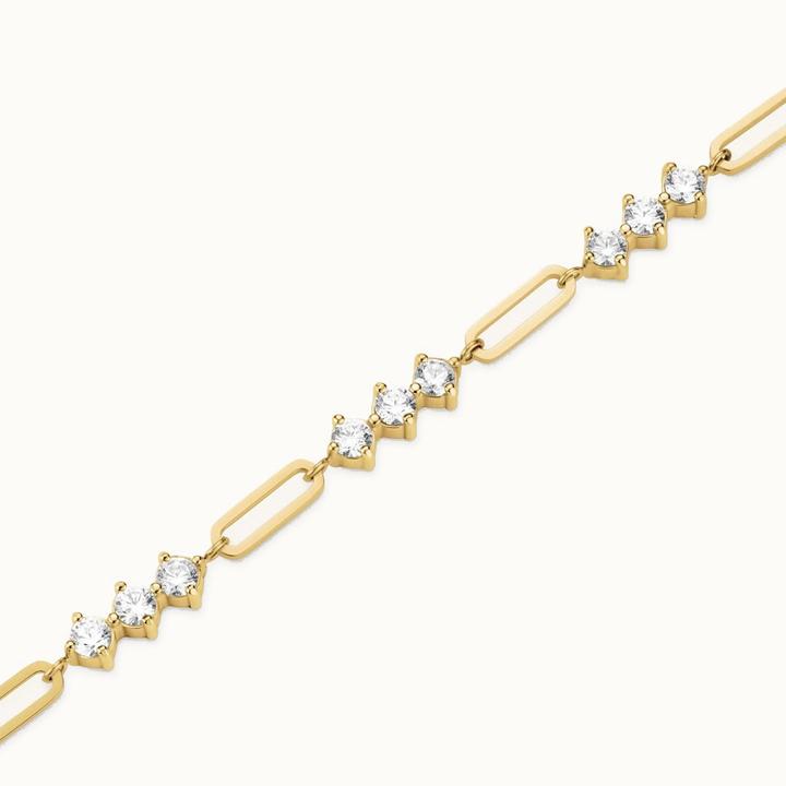 Produktbild Rosefield Halskette (14K Yellow gold plated stainless steel 316L, Edelstahl, 42 - 46 cm)