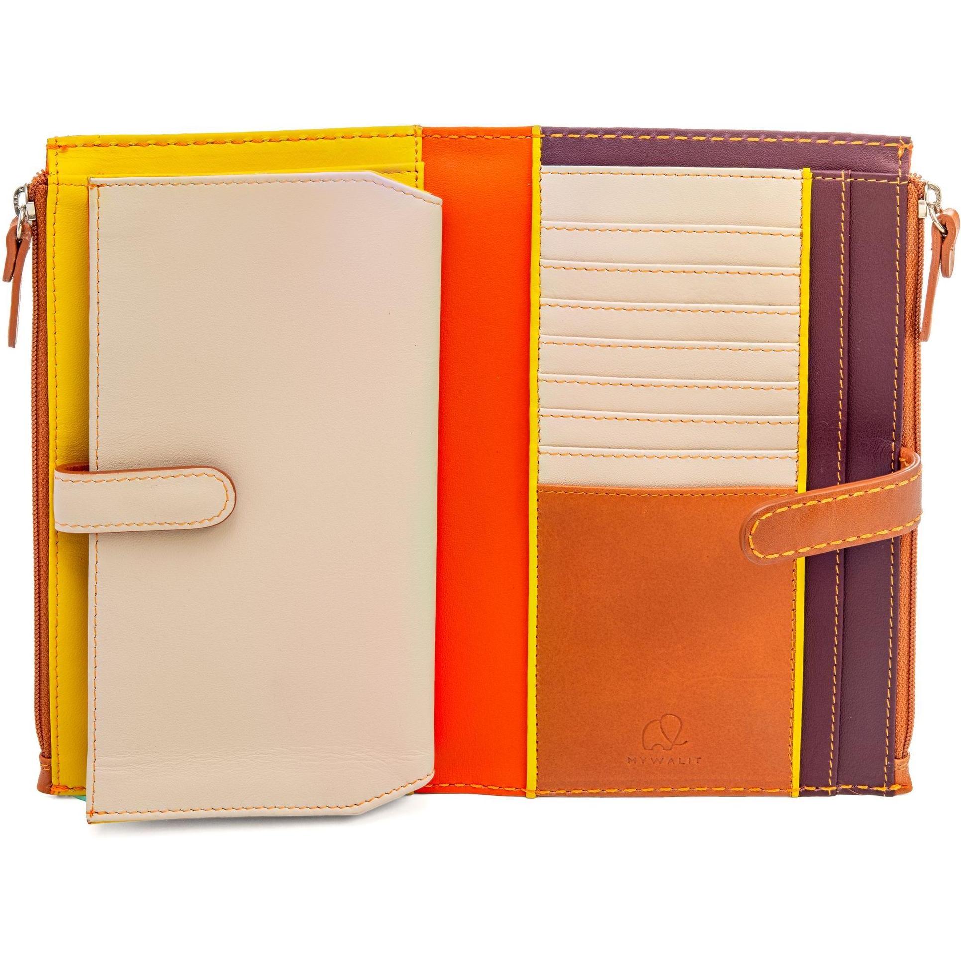 Thumbnail - Mywalit, Damen, Portemonnaie, Geldbörse Leder 11 cm, Grau