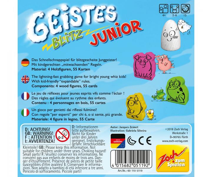 Actual product image Zoch Brainstorm Junior (English, German, French, Italian)