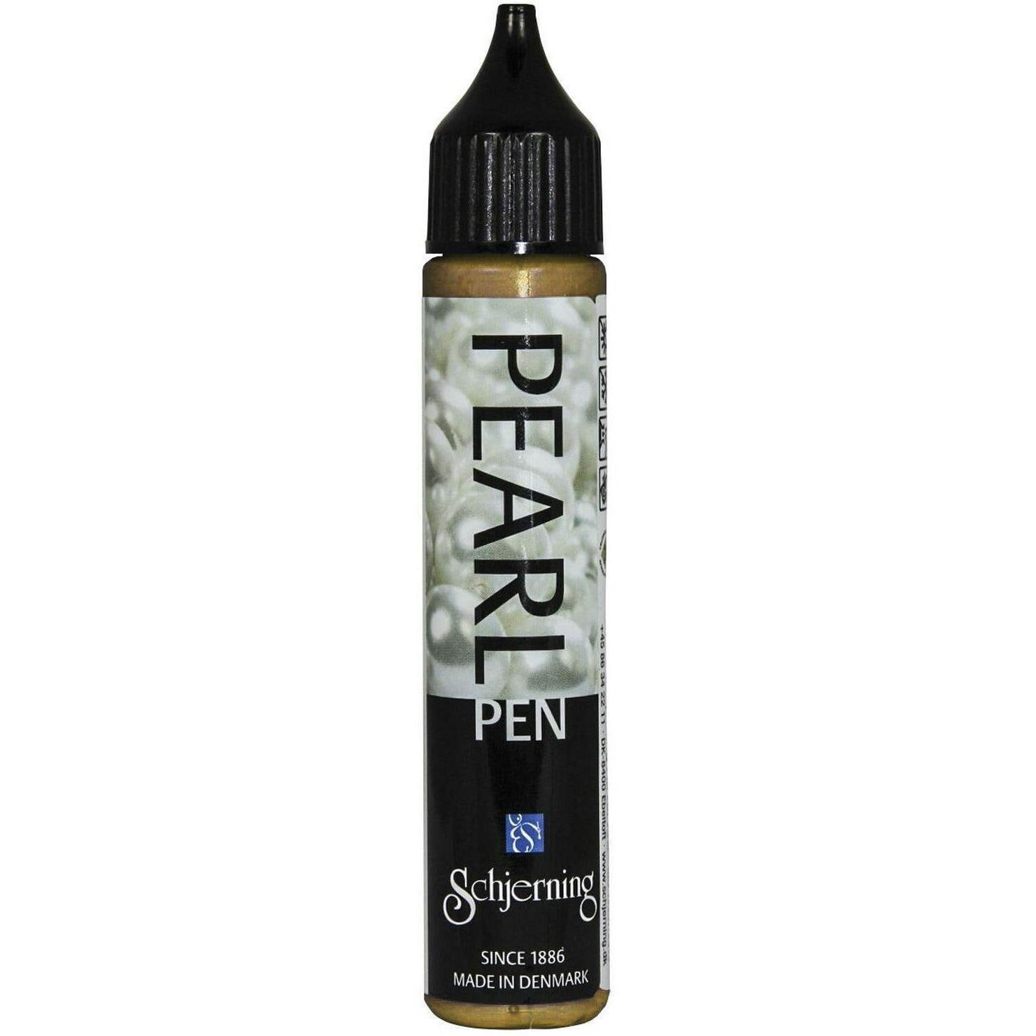 Schjerning Perlentropfenfarbe Pearl Pen 28 ml, Caramell (28 ml) (50106)