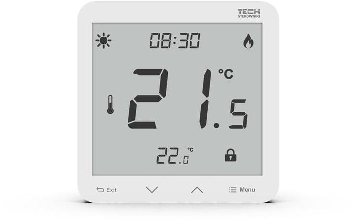 Produktbild Tech ST-297ZV3 Raum-, zweistufiger, netzbetriebener, weisser Unterputz-Controller