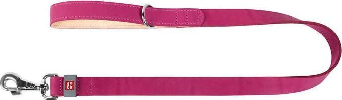 Produktbild Waudog natural leather dog leash 25 mm wide, 122 cm long pink (25, Hund, Allgemein)