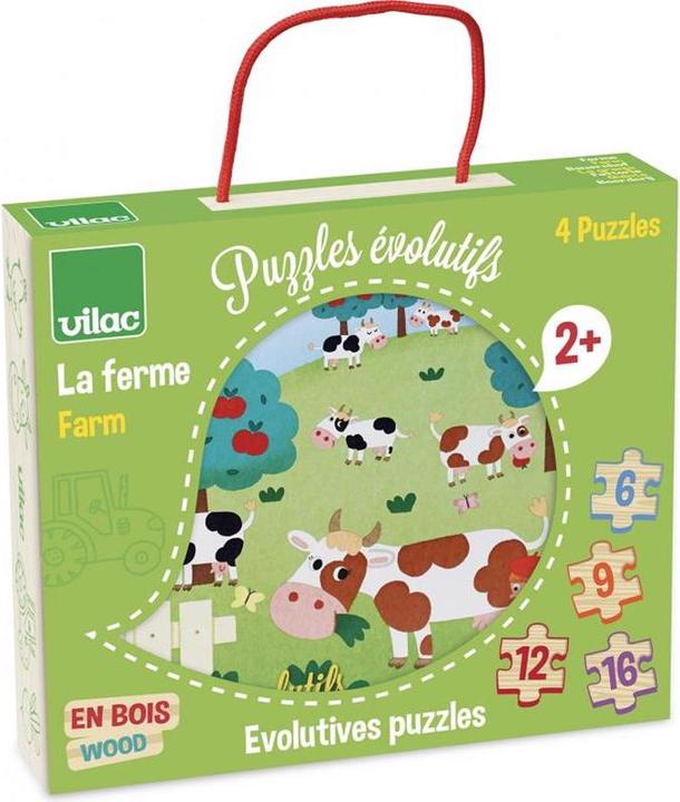 Produktbild Vilac Puzzle "Farm" (43 Teile)