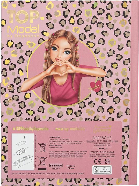 Image du produit Depesche Top model (À rayures, Couverture rigide)