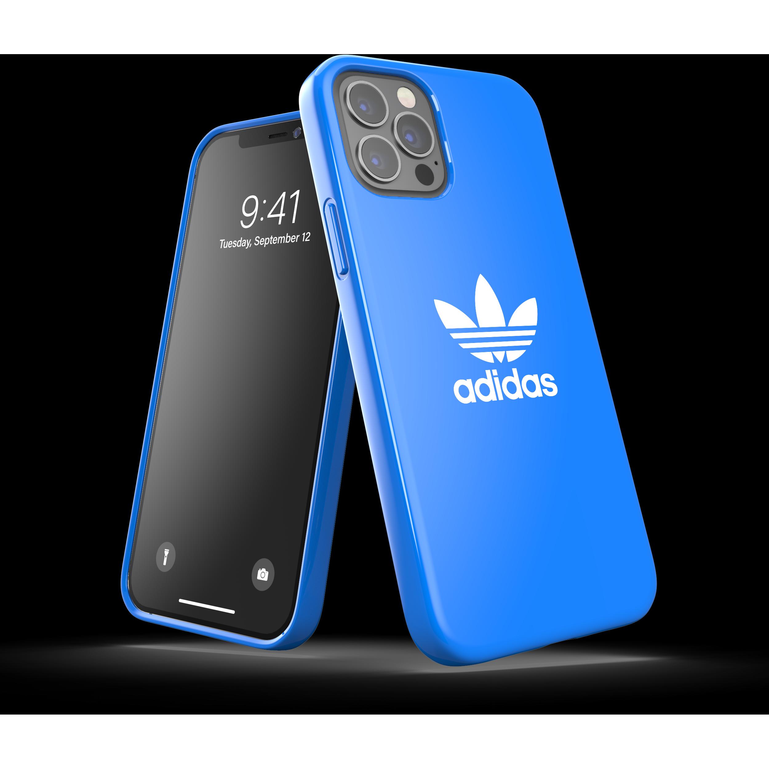 adidas Snap Case Trefoil (Apple iPhone 12 Pro, Apple iPhone 12), Smartphone Hülle, Blau