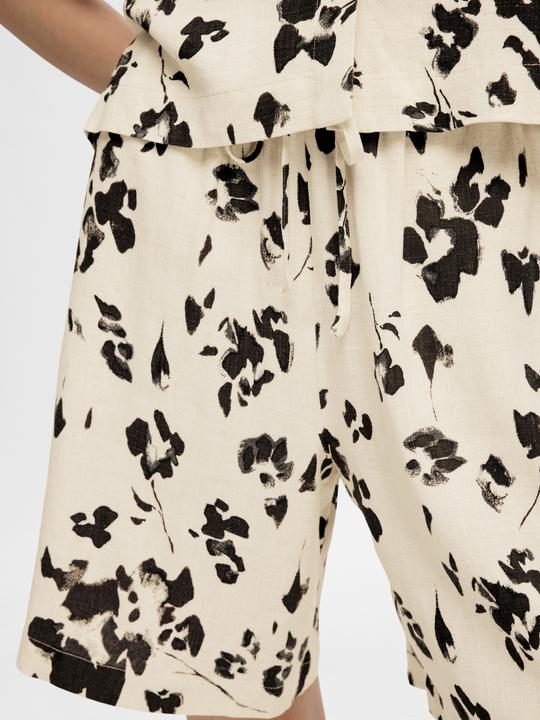 Actual product image Selected Loose fit print shorts (36)