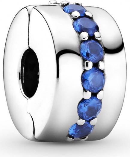 Image du produit Pandora Blue Glow Path Clip Charms/Beads (Argent 925)