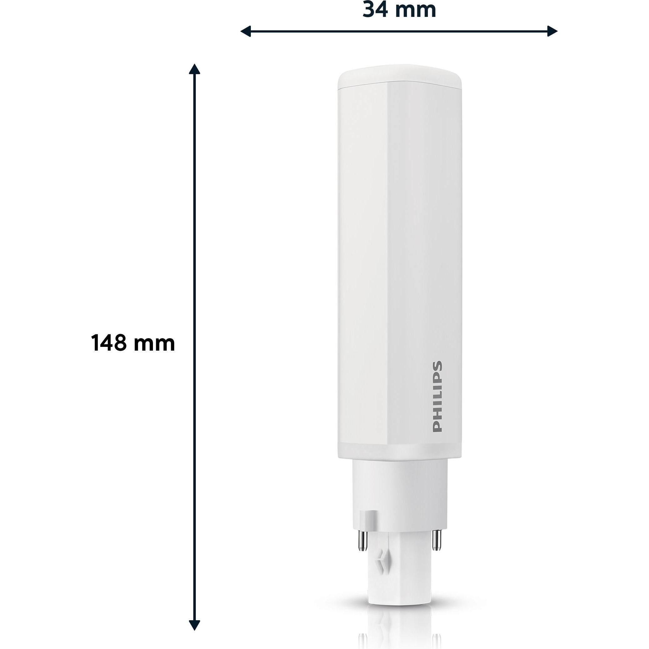Thumbnail - Philips, Leuchtmittel, PLC/T - EM/Mains (G24d-2, 6.90 W, 700 lm, 10 x, F)