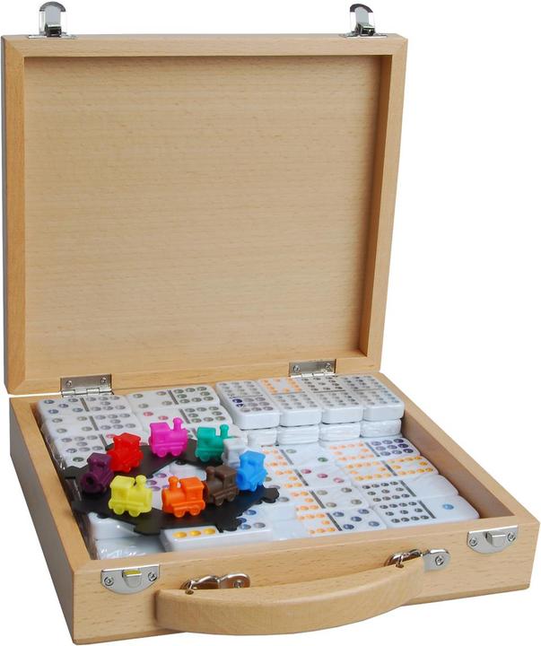 Produktbild Weible Mexican Train im Holzkoffer (Deutsch, Französisch, 2 - 6 Spieler)