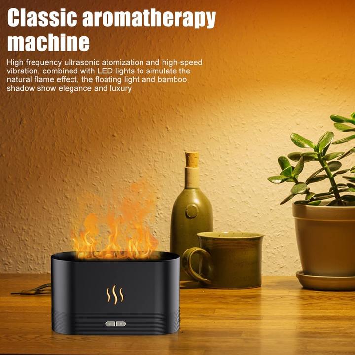Actual product image PhoneLook Steam cheminée humidifier fire effect LED