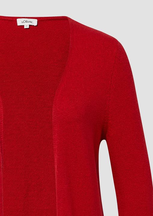 Produktbild s.Oliver Strickjacke Weiche Strickjacke mit aufgesetzten Taschen (34)
