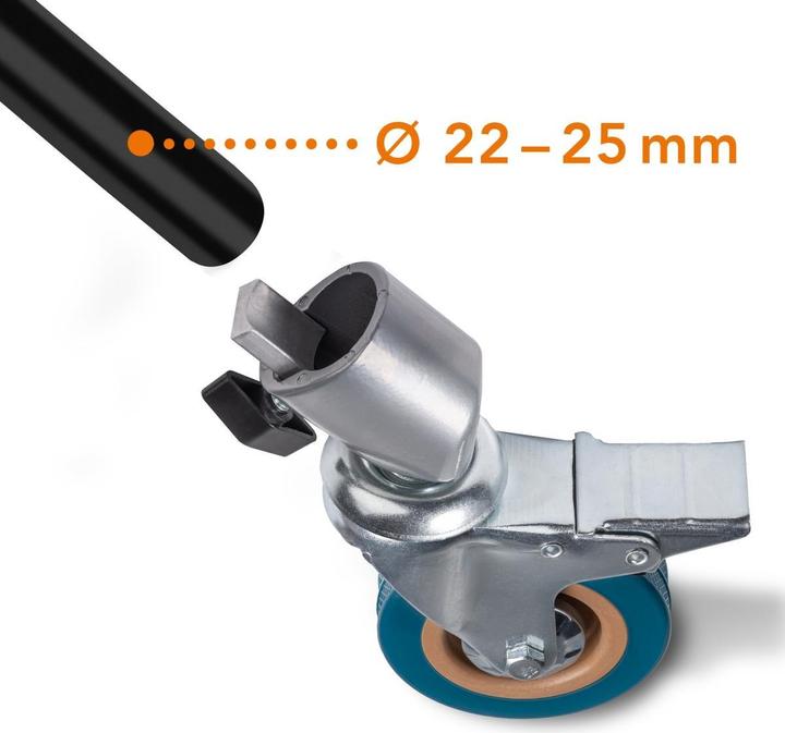 Produktbild Walimex pro pro 23094 Stativrollen Pro 7525 3er-Set 75mm (Stativfuss)