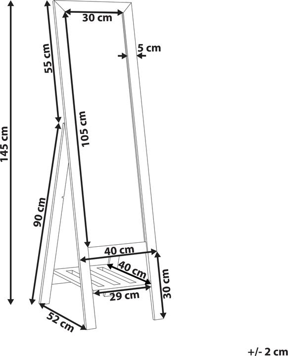 Immagine prodotto Beliani Luisant (40 x 145 cm)
