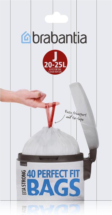 Actual product image Brabantia PerfectFit bin liners (40 x, 23 l)