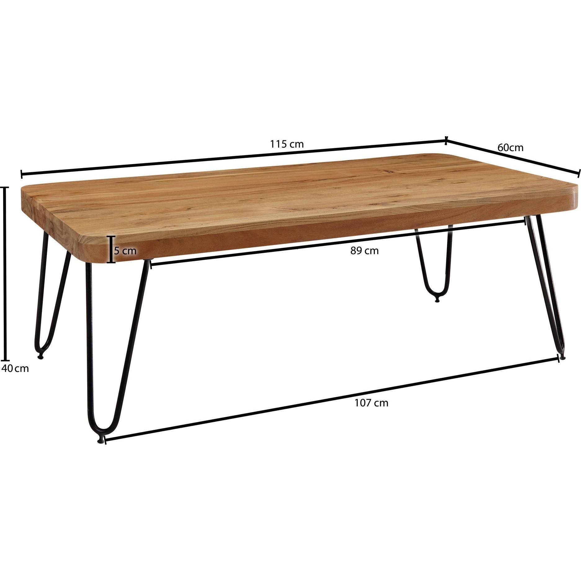 Thumbnail - Wohnling, Couchtisch + Beistelltisch, Bagli (115 x 60 x 40 cm)