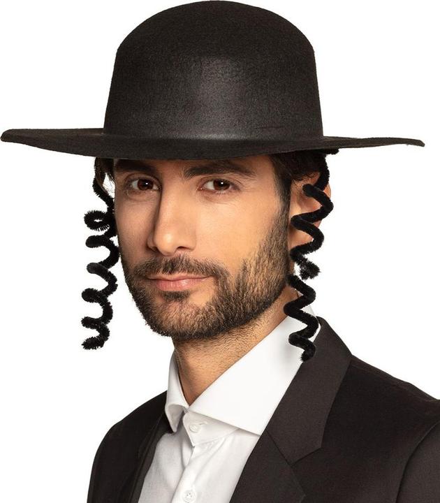 Actual product image Boland Rabbi hat felt with curls