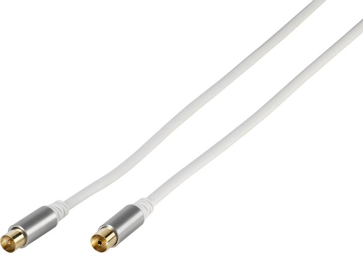 Actual product image Vivanco Antennas, SAT, TV, receiver connection cable (1x coaxial plug (110 dB, Antenna cable)