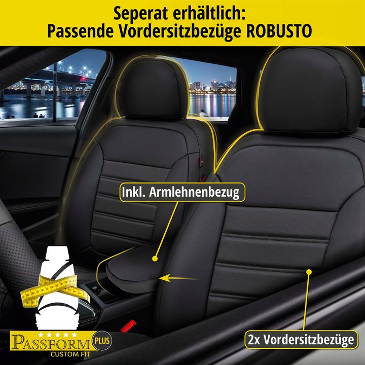 Image du produit Walser Housse de siège pour Skoda Kodiaq (NS7, NV7) 10/2016-aujourd'hui, 1 housse de banquette arrière