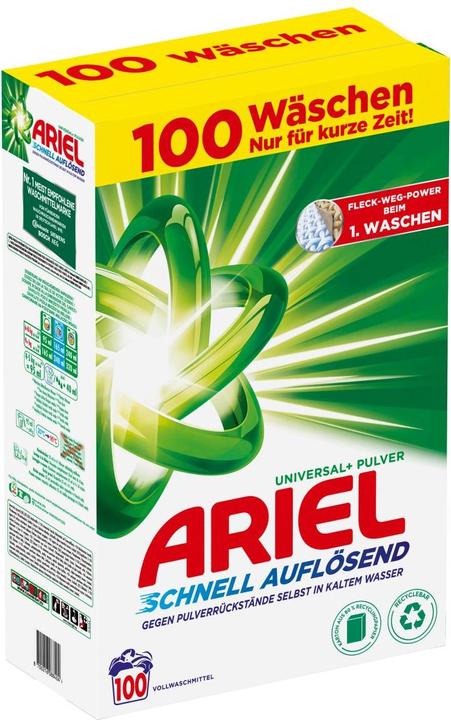 Produktbild Ariel Universal+ (100 Waschgänge, Waschpulver)