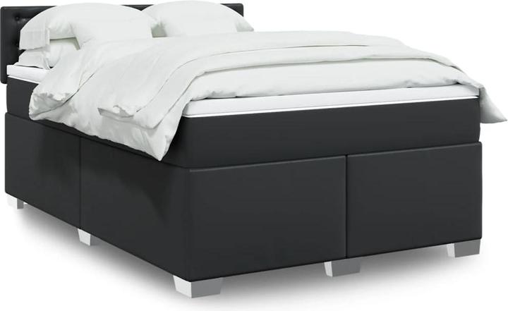 vidaXL Bo x lit de saut avec matelas 180 x 200 cm similicuir (180 x 200 cm)