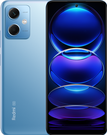 Actual product image Xiaomi Redmi Note 12 (128 GB, Ice Blue, 6.67", Dual SIM, 50 Mpx, 4G)