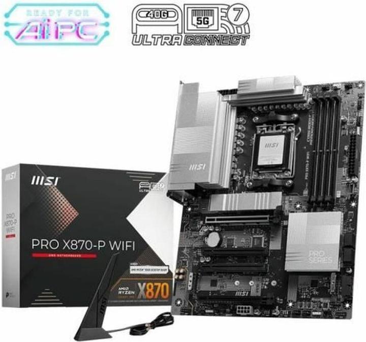 Image du produit MSI PRO X870-P WIFI (AM5, AMD X870, ATX)
